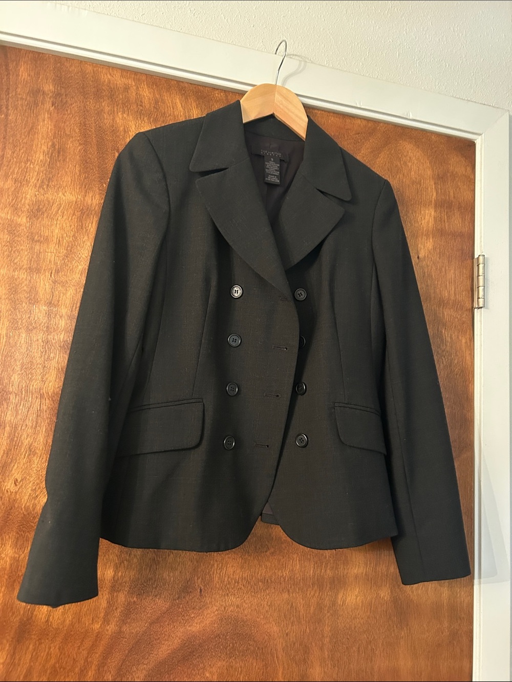 The Limited Black Double-Breasted Women's Blazer